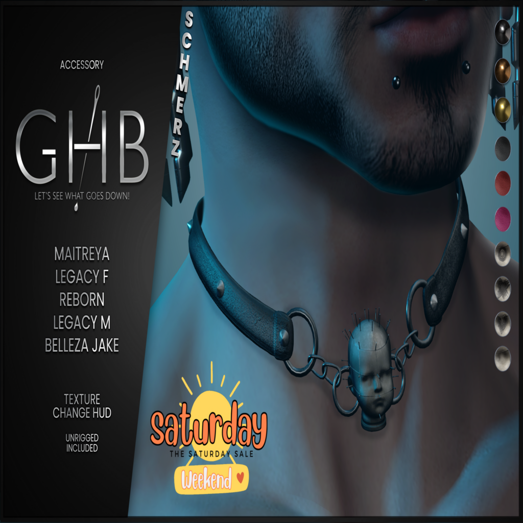 Shmerz Necklace - Jake/Legacy M+F/Maitreya/Reborn	&lt;a href=&quot;http://maps.secondlife.com/secondlife/Filhomes/17/181/3531&quot;&gt;Teleport&lt;/a&gt;