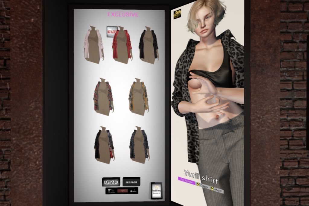 Yurii Shirt - Legacy/MaitreyaX/Reborn, L$230 each/L$1200 FP