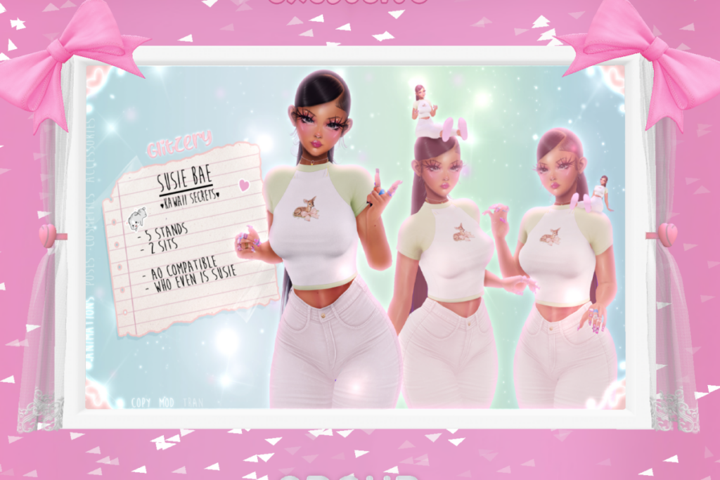 Susie Bae Animation Pack, L$360