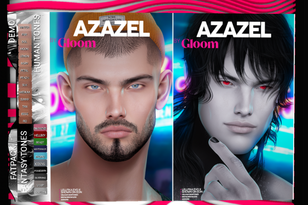 Azazel Skin - EvoX, L$690 each/L$1200 FP