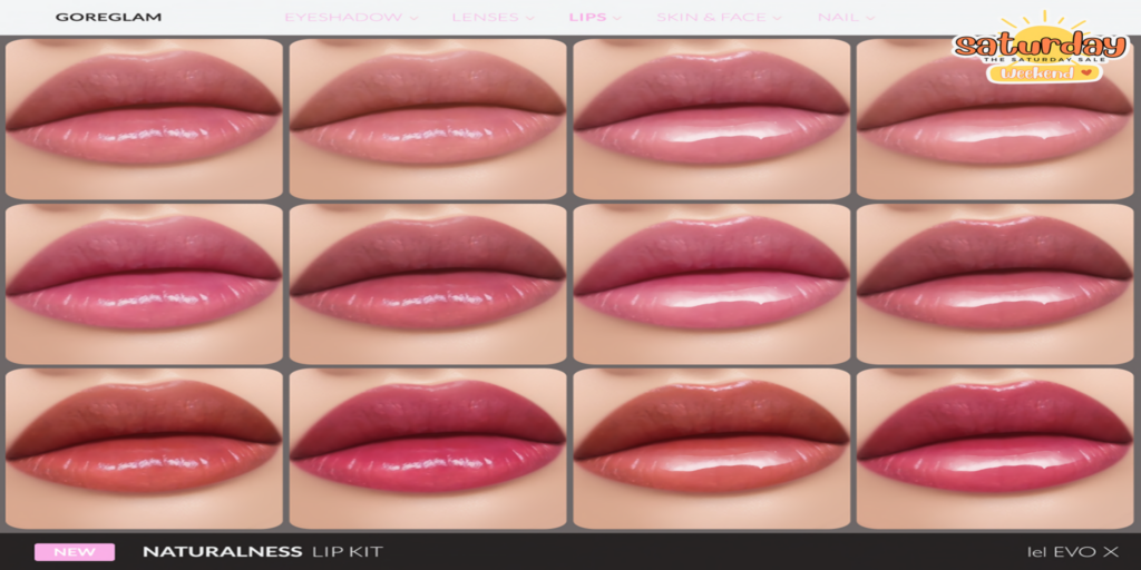Naturalness Lipstick - EvoX	&lt;a href=&quot;http://maps.secondlife.com/secondlife/Hidden%20Village/41/43/788&quot;&gt;Teleport&lt;/a&gt;