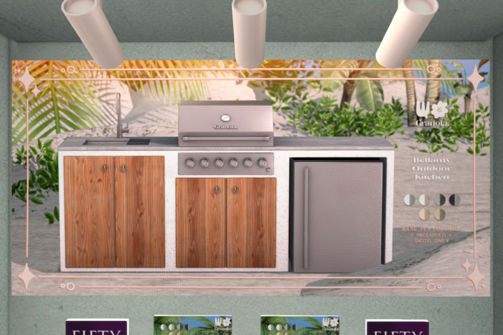 Bellamy Outdoor Kitchen	&lt;a href=&quot;http://maps.secondlife.com/secondlife/floorplan/133/111/28&quot;&gt;Teleport&lt;/a&gt;