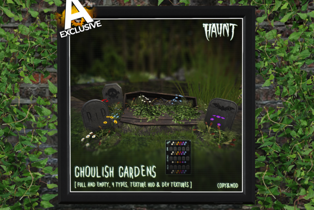 Ghoulish Gardens Decor, L$249