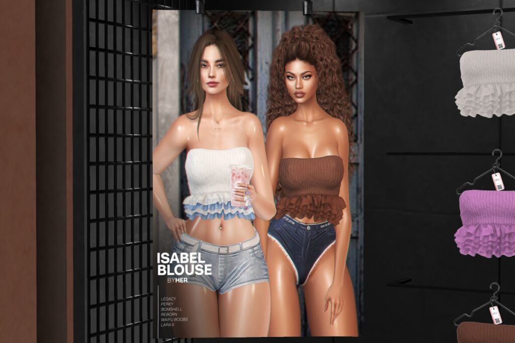 Isabel Blouse - Legacy/MaitreyaX/Reborn/+mods, L$199 each/L$1099 FP