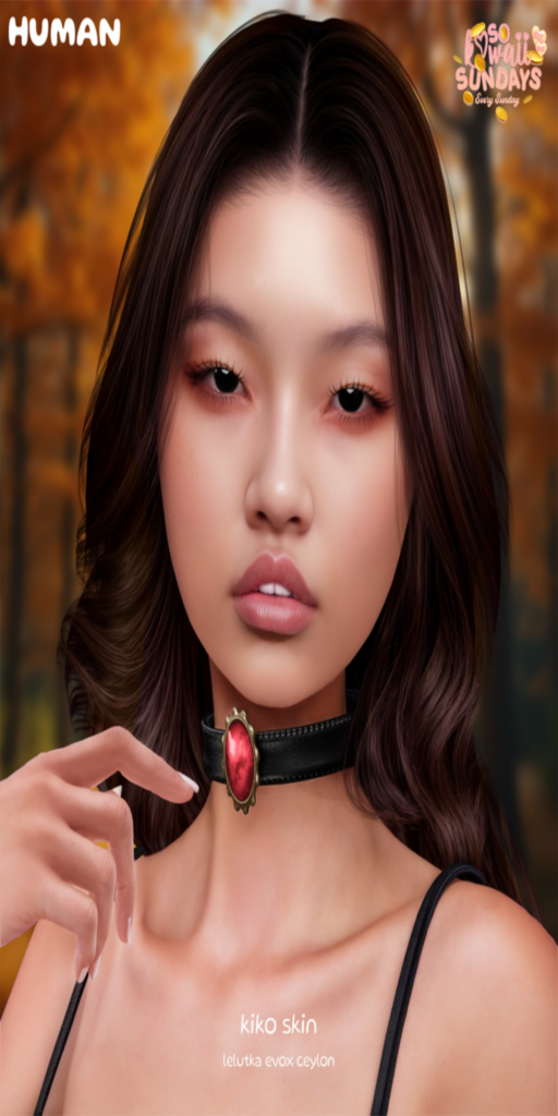 Kiko Skin - EvoX	&lt;a href=&quot;http://maps.secondlife.com/secondlife/Summer%20Sun/120/159/2502&quot;&gt;Teleport&lt;/a&gt;