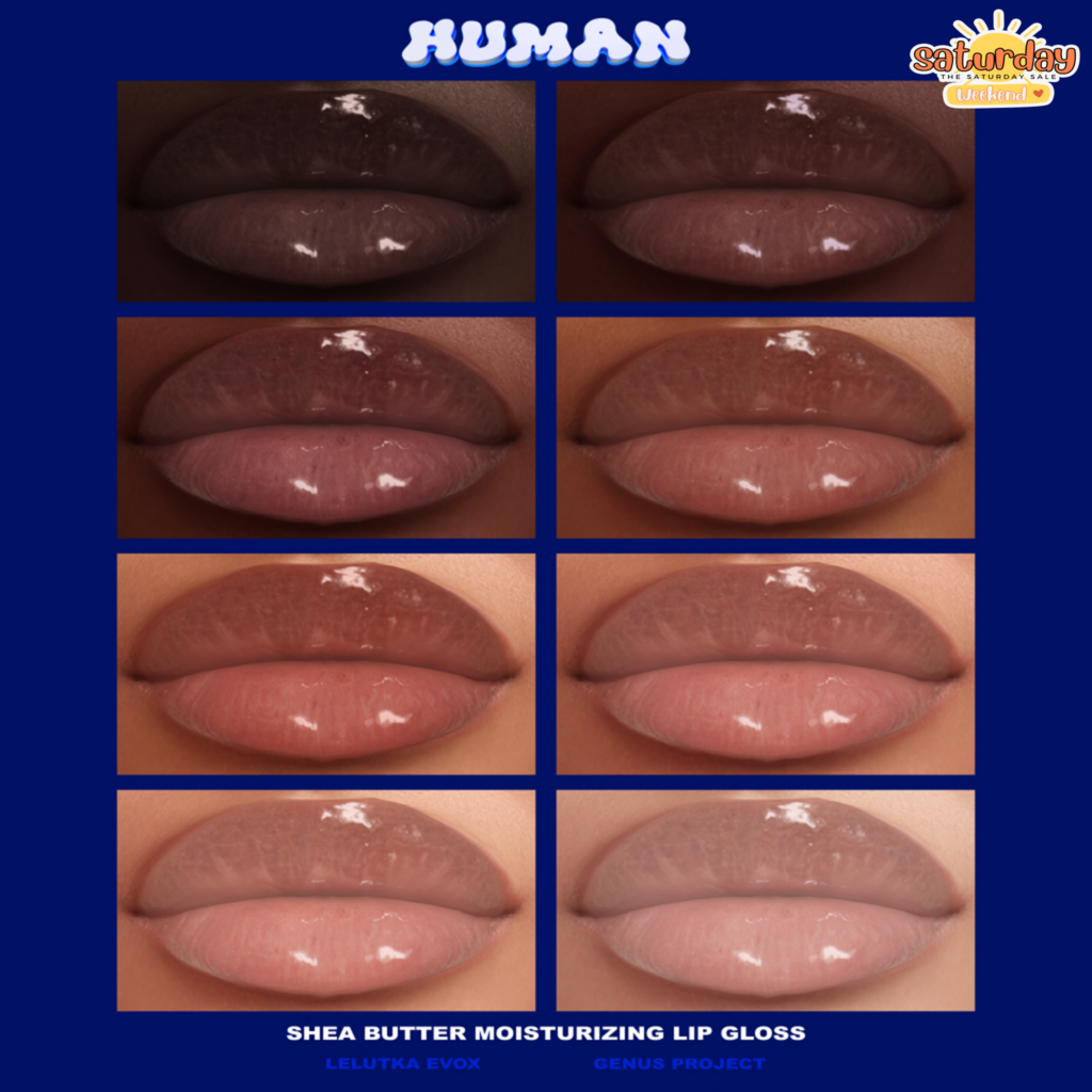 Shea Butter Lip Gloss - EvoX/Genus	&lt;a href=&quot;http://maps.secondlife.com/secondlife/Summer%20Sun/122/168/2502&quot;&gt;Teleport&lt;/a&gt;