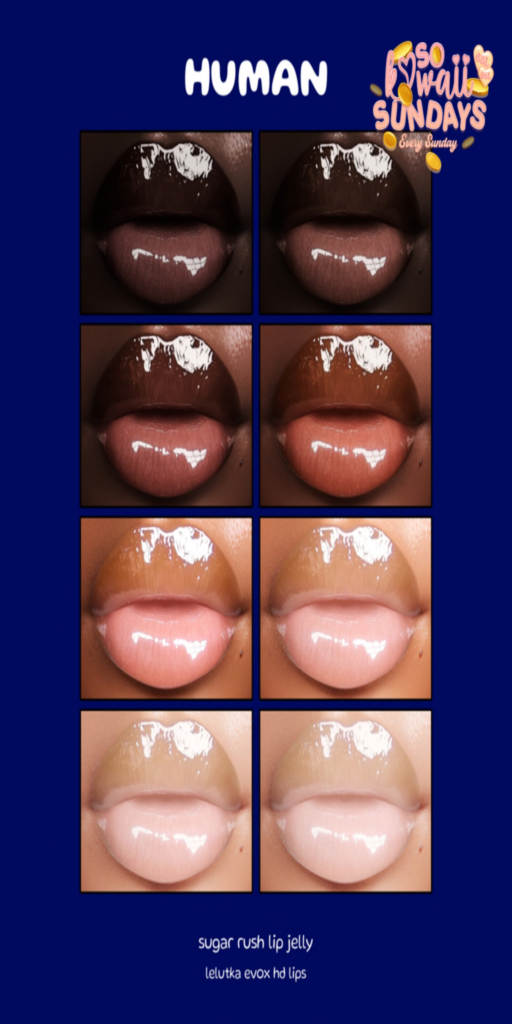 Sugar Rush Lip Jelly Lipstick - EvoX	&lt;a href=&quot;http://maps.secondlife.com/secondlife/Summer%20Sun/122/168/2502&quot;&gt;Teleport&lt;/a&gt;