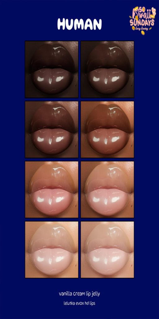 Vanilla Cream Lip Jelly Lipstick - EvoX	&lt;a href=&quot;http://maps.secondlife.com/secondlife/Summer%20Sun/120/159/2502&quot;&gt;Teleport&lt;/a&gt;