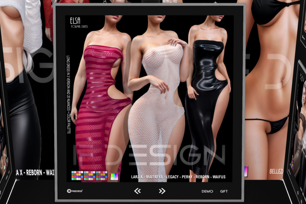 Elsa Dress - Legacy/MaitreyaX/Reborn/+mods, L$299 FP