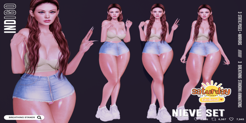 Nieve Poses	&lt;a href=&quot;http://maps.secondlife.com/secondlife/Palmetta/140/32/1698&quot;&gt;Teleport&lt;/a&gt;