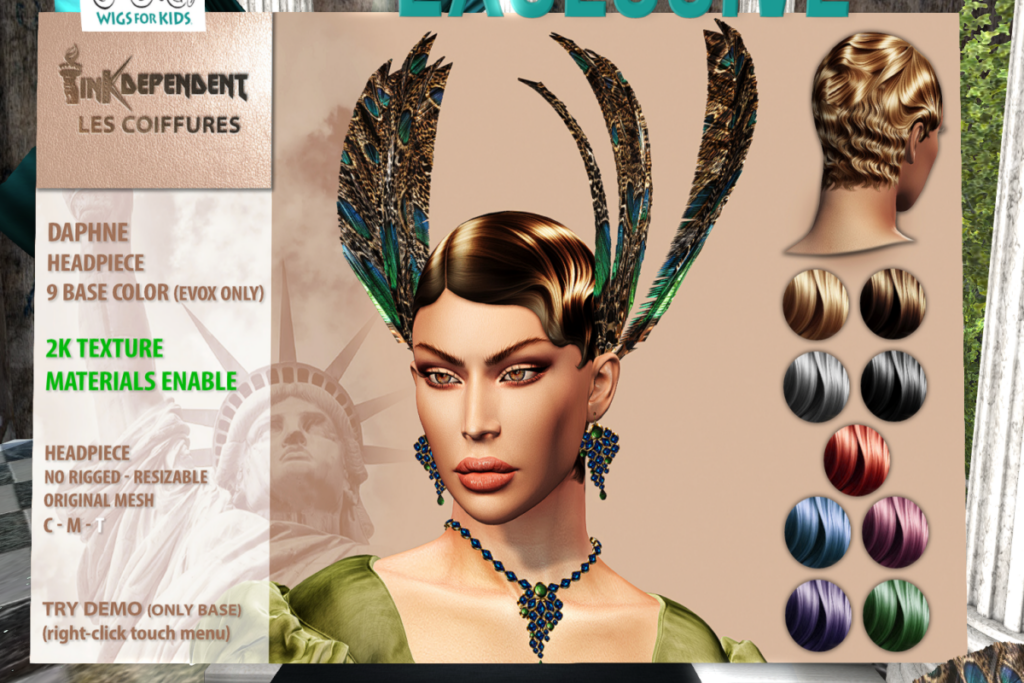 Daphne Headpiece - EvoX, L$400
