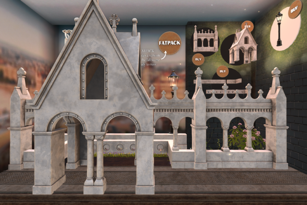 Buda&#039;s Fisherman&#039;s Bastion Set, L$350-L$580 each/L$1600 FP