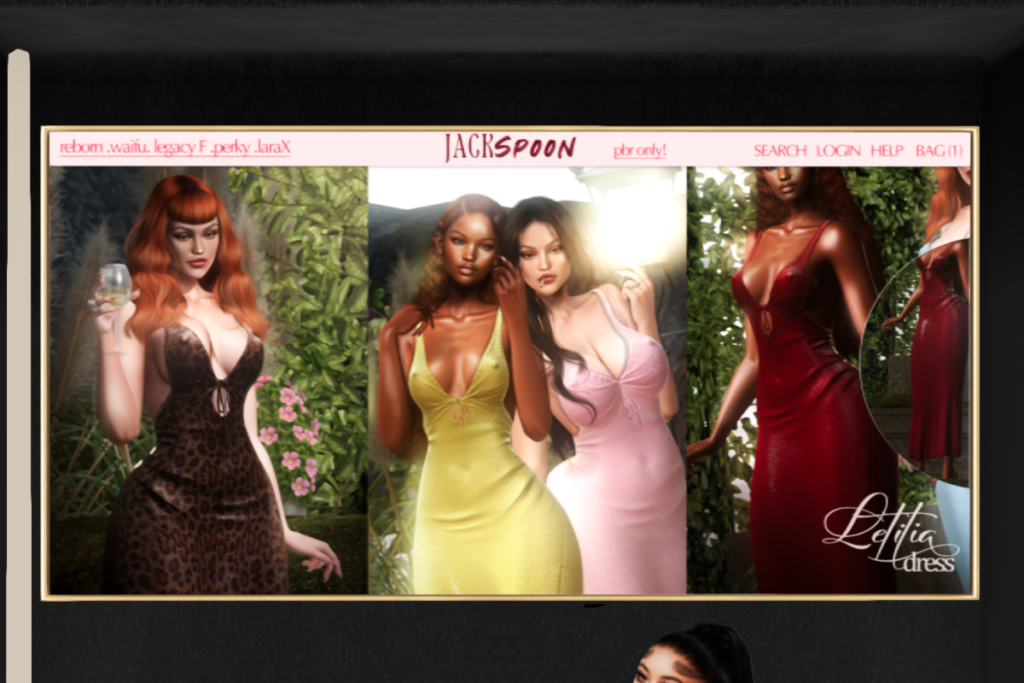 Letitia Dress - Legacy/MaitreyaX/Reborn/+mods, L$265 each/L$899 FP