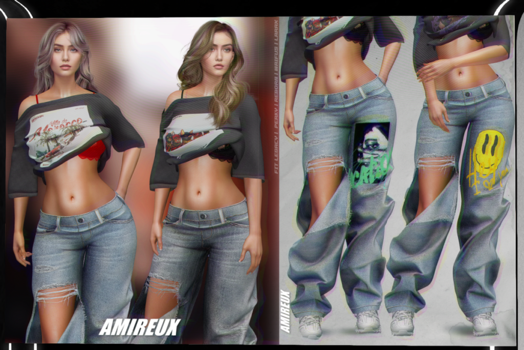 Amireux Shirt and Jeans - Legacy/MaitreyaX/Reborn/+mods, L$239 each/L$999 each FP