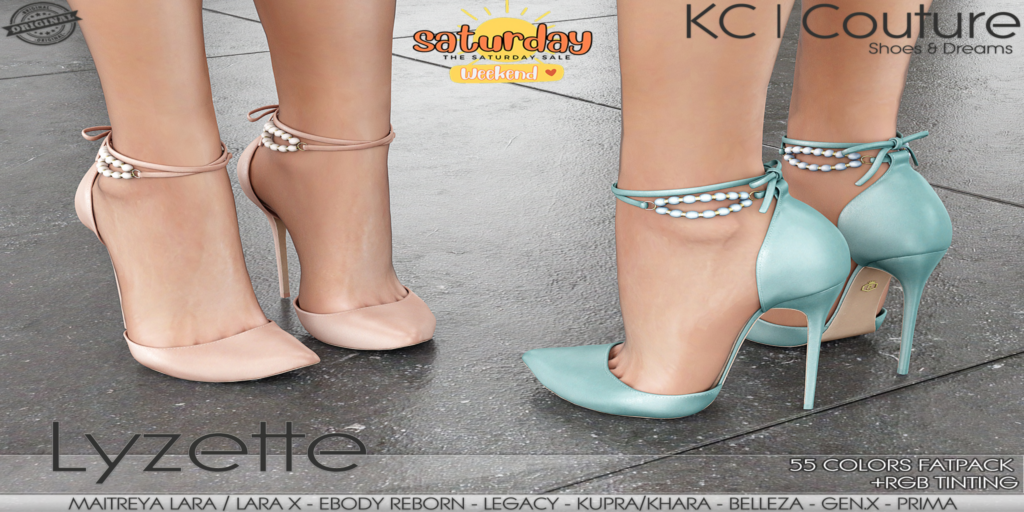 Lyzette Heels - BellezaOG/GenX/Inithium/Legacy/Maitreya/Prima/Reborn/+mods	&lt;a href=&quot;http://maps.secondlife.com/secondlife/Ominious/48/152/21&quot;&gt;Teleport&lt;/a&gt;