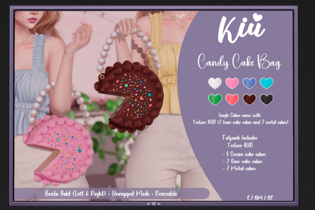 Candy Cake Bag, L$199 each/L$850 FP