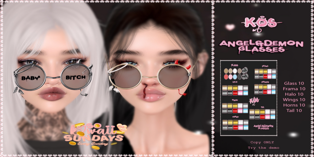 Angel &amp; Demon Glasses	&lt;a href=&quot;http://maps.secondlife.com/secondlife/Lavender/103/179/501&quot;&gt;Teleport&lt;/a&gt;