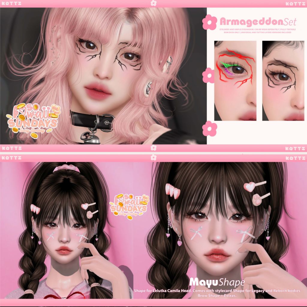 Armageddon Cosmetics - EvoX | Mayu Shape - EvoX Camila/Legacy/Reborn	&lt;a href=&quot;http://maps.secondlife.com/secondlife/Dream%20Lake/122/130/184&quot;&gt;Teleport&lt;/a&gt;