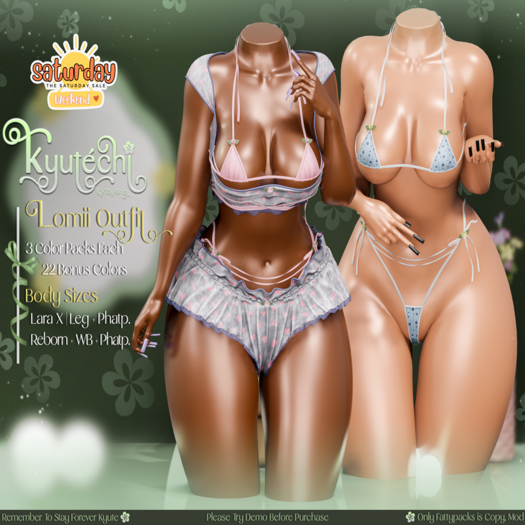 Lomii Outfit - Legacy/MaitreyaX/Reborn/+mods	&lt;a href=&quot;https://maps.secondlife.com/secondlife/Holiday%20Cove/89/129/26&quot;&gt;Teleport&lt;/a&gt;