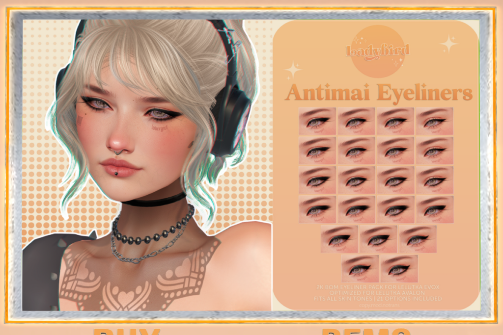 Antimai Eyeliners - EvoX, L$275