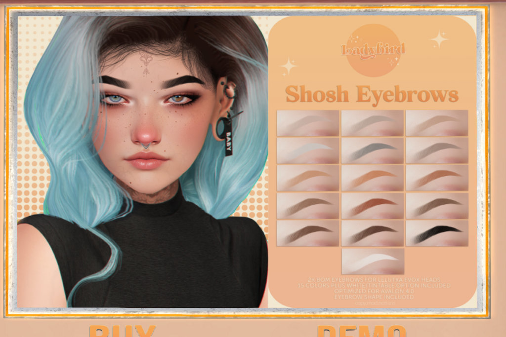 Shosh Eyebrows - Evo X, L$275