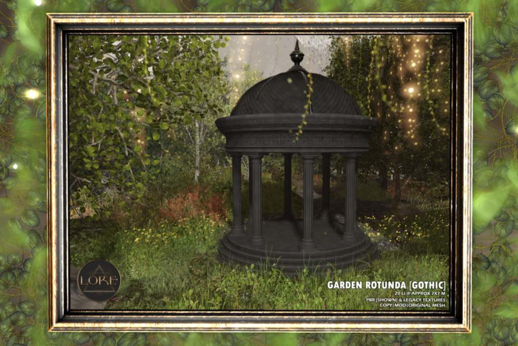 Garden Rotunda, L$400 each/L$600 FP