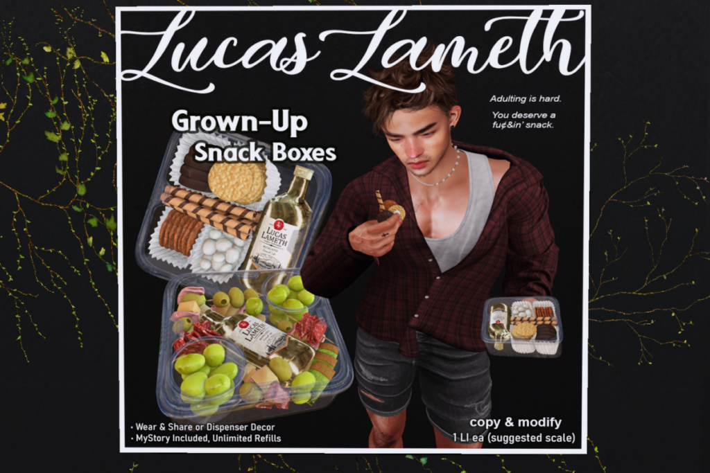 Grown Up Snack Boxes, L$369