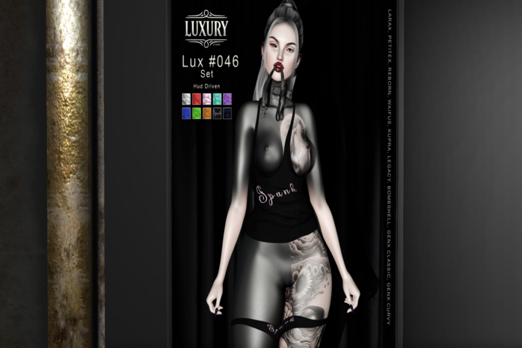 Lux #046 Outfit - GenX/Inithium/Legacy/MaitreyaX/Reborn/+mods, L$299 FP