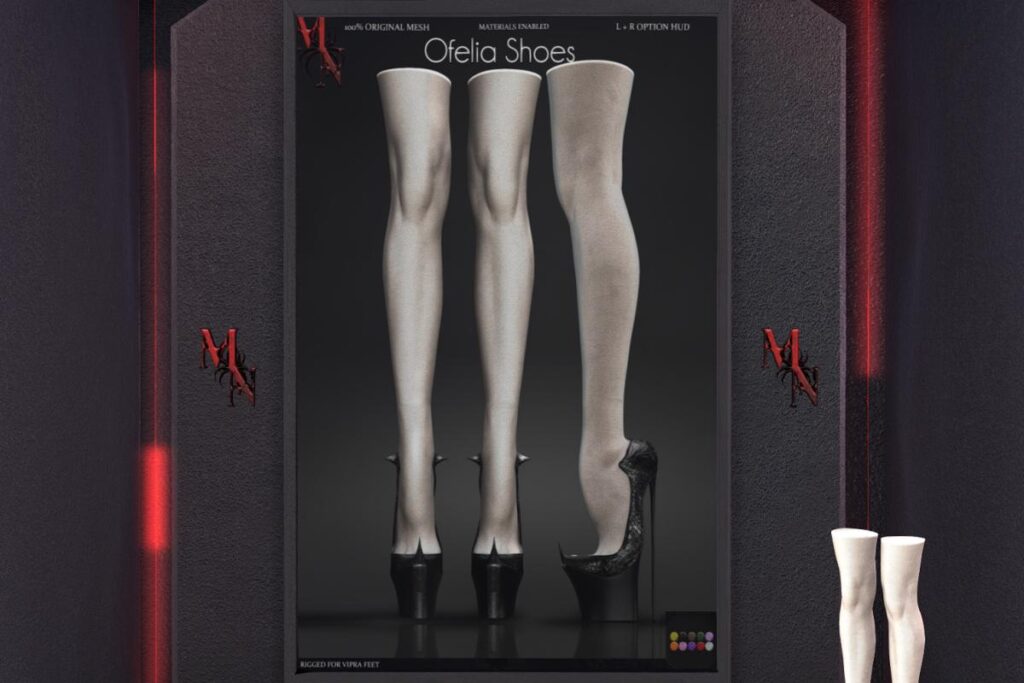 Ofelia Shoes - Vipra, L$299 each/L$1850 FP