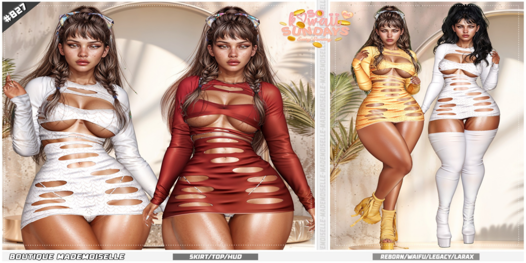 827 Outfit - Legacy/MaitreyaX/Reborn/+mods	&lt;a href=&quot;https://maps.secondlife.com/secondlife/Woodland%20Realm/221/97/23&quot;&gt;Teleport&lt;/a&gt;