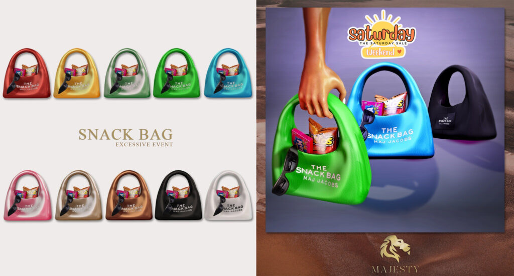 Snack Bag Purse	&lt;a href=&quot;http://maps.secondlife.com/secondlife/River%20Village/216/193/2560&quot;&gt;Teleport&lt;/a&gt;