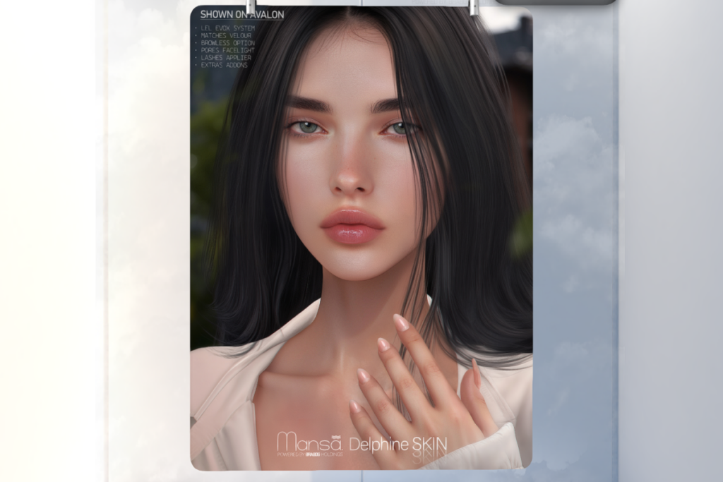 Delphine Skin - EvoX/Velour, L$699 each/L$1199 FP