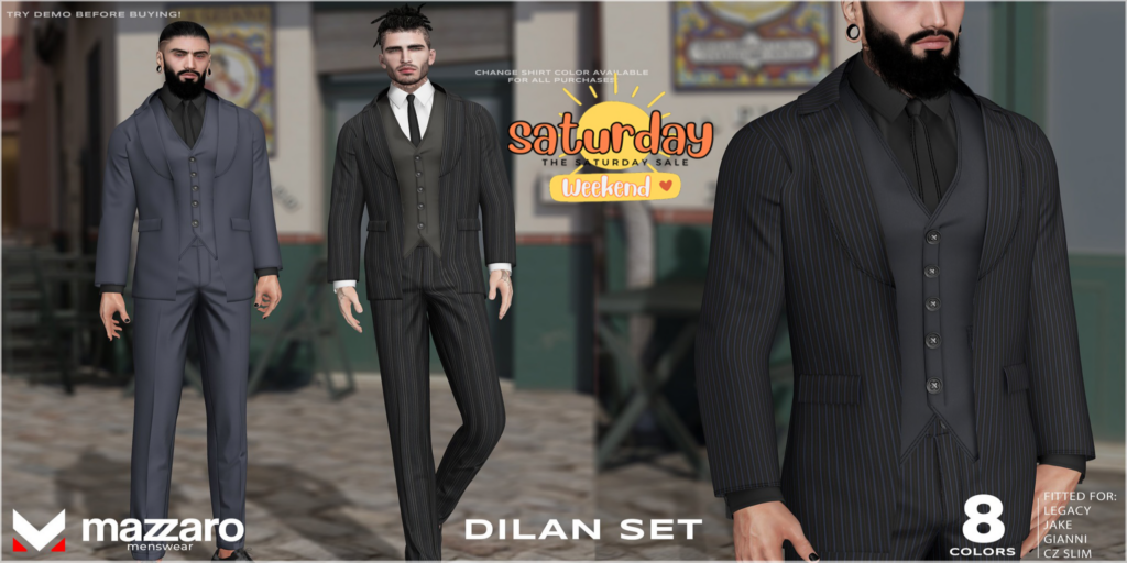 Dilan Set - CZ Slim/Gianni/Jake/Legacy	&lt;a href=&quot;http://maps.secondlife.com/secondlife/Heartbreak/131/129/166&quot;&gt;Teleport&lt;/a&gt;