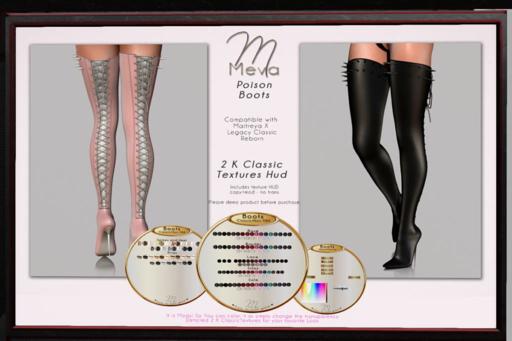 Poison Boots - Legacy/MaitreyaX/Reborn/+mods, L$580