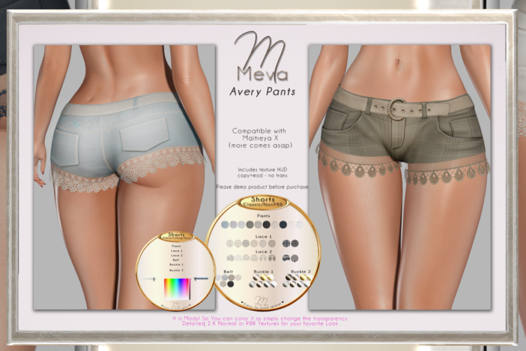 Avery Pants - MaitreyaX, L$540