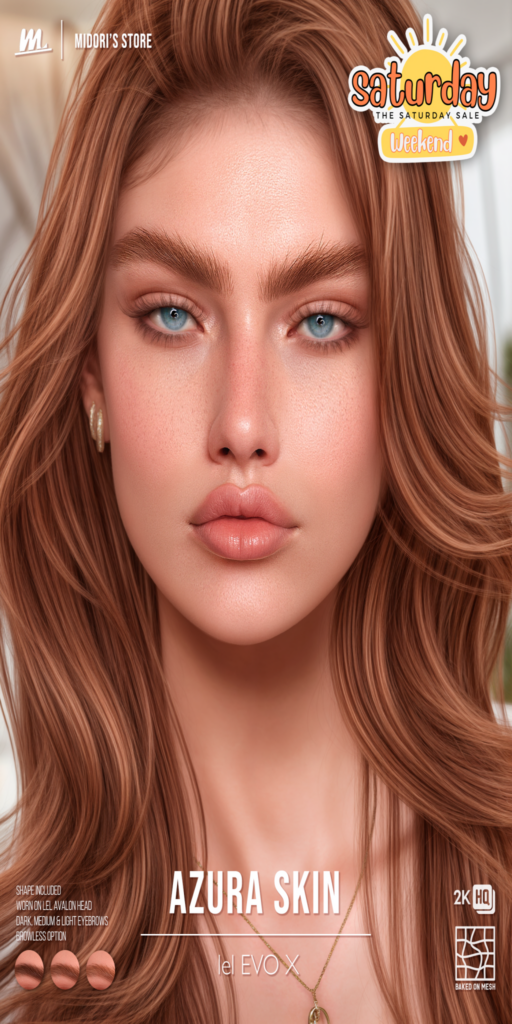 Azura Skin - EvoX	&lt;a href=&quot;https://maps.secondlife.com/secondlife/Oasis%20Paradise/223/54/700&quot;&gt;Teleport&lt;/a&gt;