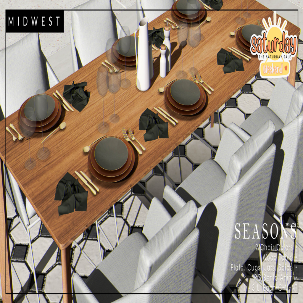 Seasons Decor Set	&lt;a href=&quot;https://maps.secondlife.com/secondlife/Maribella/62/120/2501&quot;&gt;Teleport&lt;/a&gt;