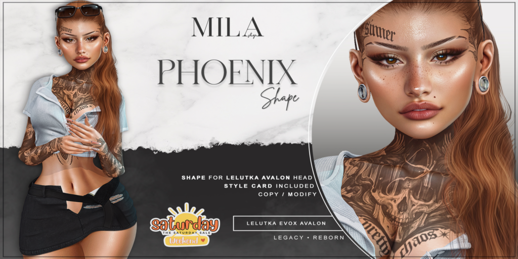 Phoenix Shape - EvoX/Legacy/Reborn	&lt;a href=&quot;http://maps.secondlife.com/secondlife/BlackOrchid/133/122/28&quot;&gt;Teleport&lt;/a&gt;