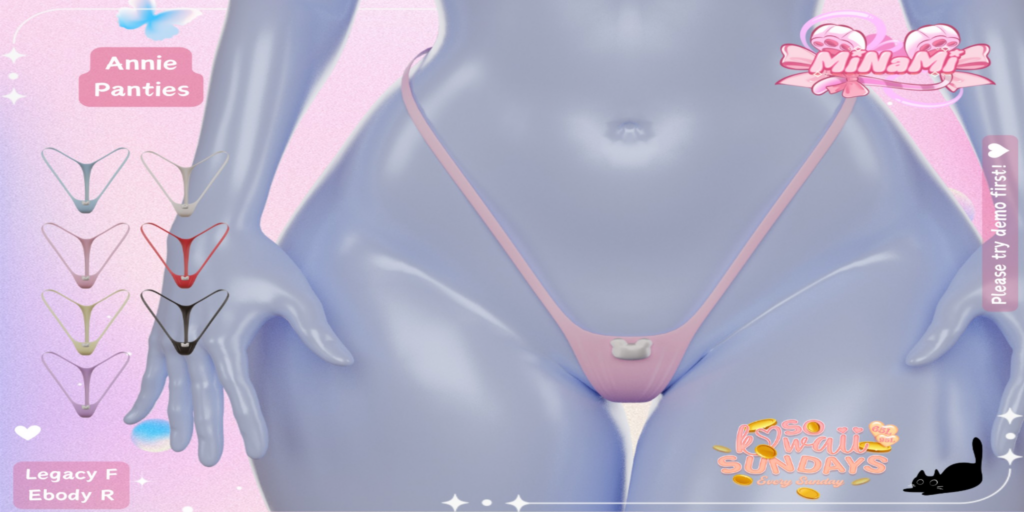 Annie Panties - Legacy/Reborn	&lt;a href=&quot;http://maps.secondlife.com/secondlife/Amia/96/66/450&quot;&gt;Teleport&lt;/a&gt;