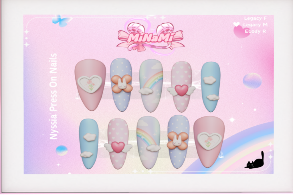 Nyssia Nails - Legacy M+F/Reborn, L$200