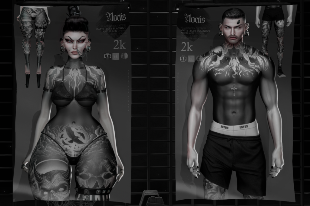 Noctis Tattoo - EvoX/Genus, L$459 each/L$659 FP