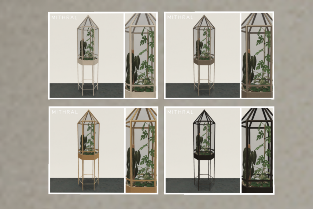 Hexagon Terrarium	&lt;a href=&quot;http://maps.secondlife.com/secondlife/Mithral/144/110/22&quot; target=&quot;_blank&quot;&gt;Teleport&lt;/a&gt;