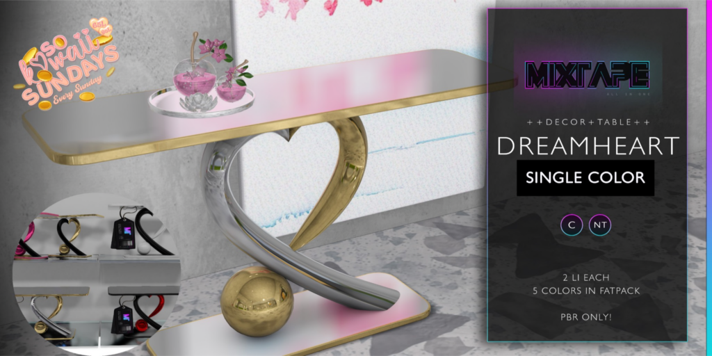 Dreamheart Decor	&lt;a href=&quot;http://maps.secondlife.com/secondlife/Lovely%20Day/30/187/25&quot;&gt;Teleport&lt;/a&gt;