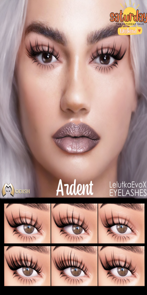Ardent Eyelashes - EvoX	&lt;a href=&quot;http://maps.secondlife.com/secondlife/Baboo/55/31/22&quot;&gt;Teleport&lt;/a&gt;