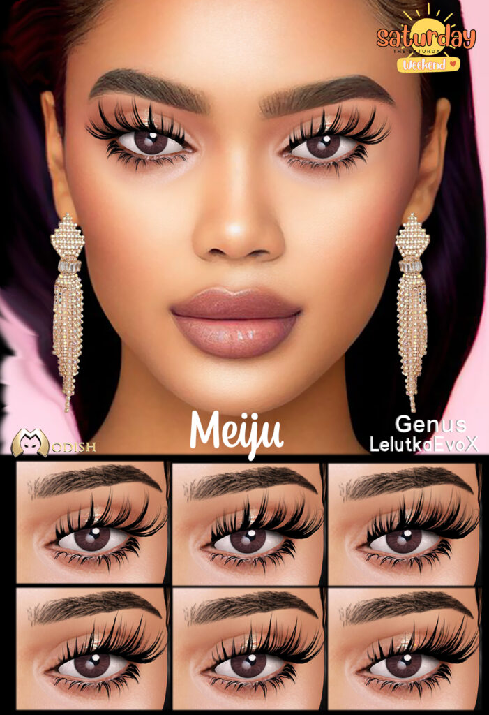 Meiju Eyelashes - EvoX/Genus	&lt;a href=&quot;http://maps.secondlife.com/secondlife/Baboo/55/31/22&quot;&gt;Teleport&lt;/a&gt;