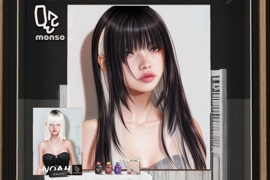 Noah Hairstyle, L$299 each/L$699 FP
