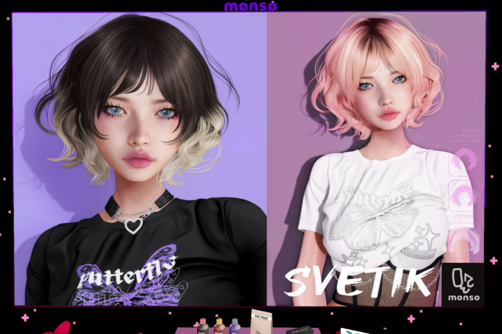 Svetik Hair, L$299 each/L$699 FP