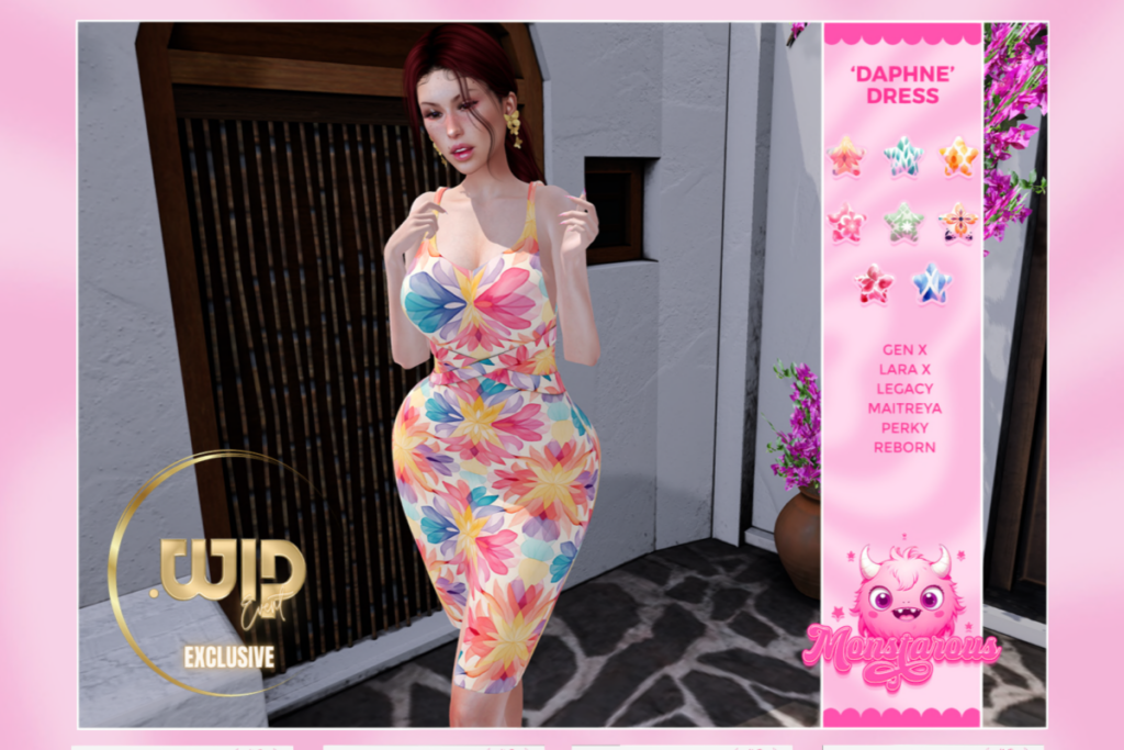 Daphne Dress - GenX/Legacy/Maitreya/Reborn/+mods, L$167 each/L$945 FP