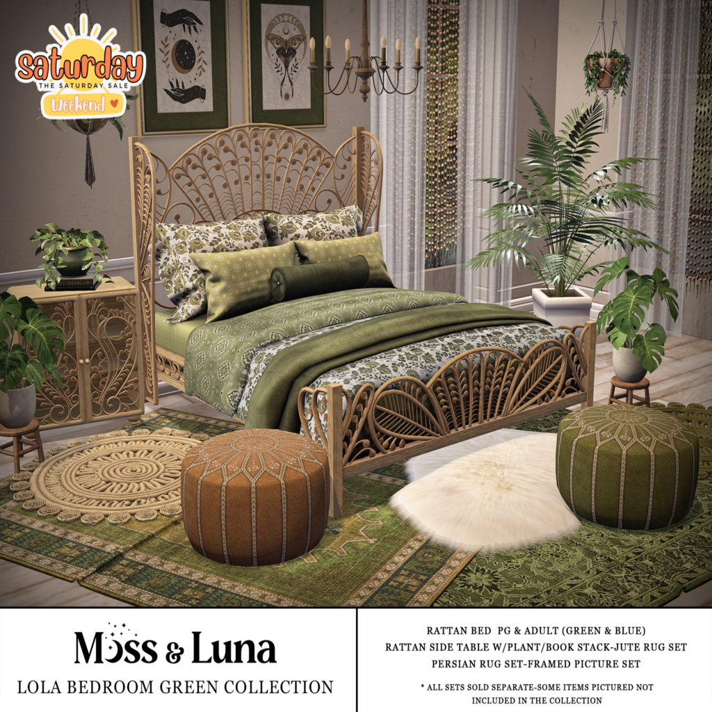 Lola Bedroom Decor Set	&lt;a href=&quot;http://maps.secondlife.com/secondlife/Desolate/123/57/23&quot;&gt;Teleport&lt;/a&gt;