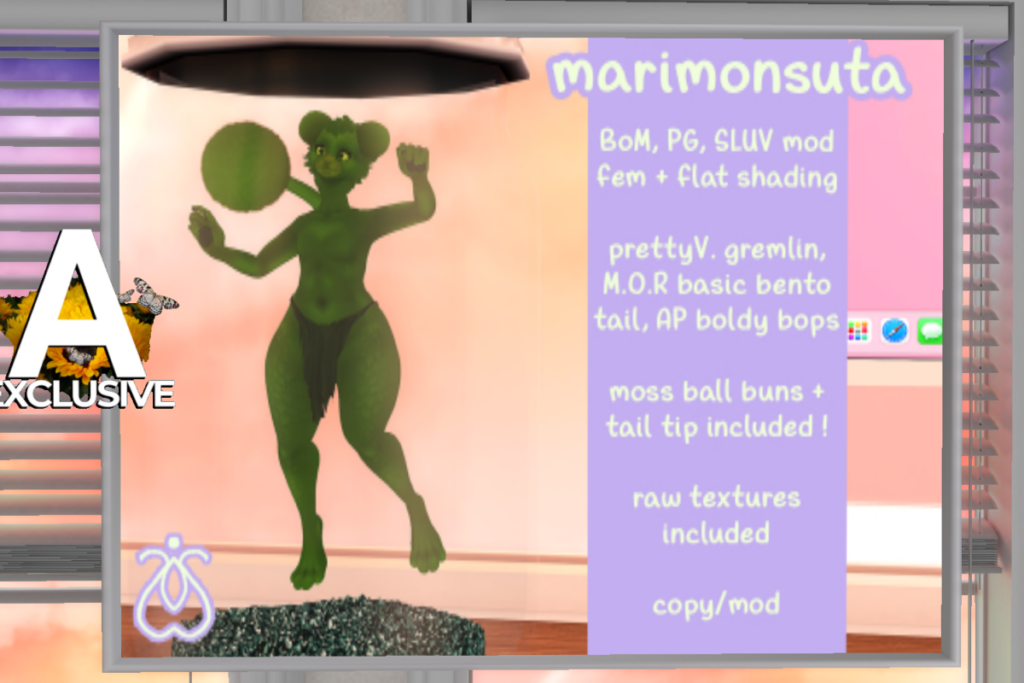 Marimonsuta Modkit - BOM, L$200 each/L$700 FP